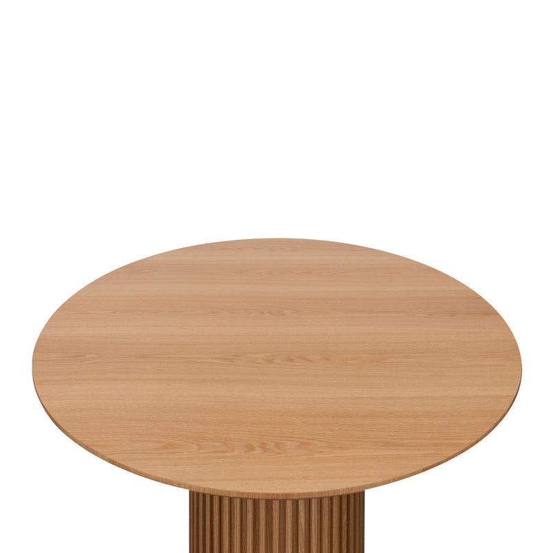 1.5m Wooden Round Dining Table - Black