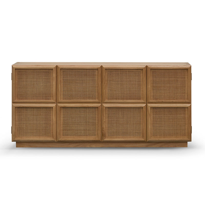 1.8m Rattan Door Sideboard - Natural