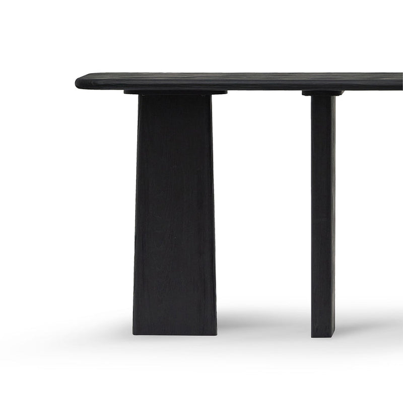 1.6m Console Table - Full Black