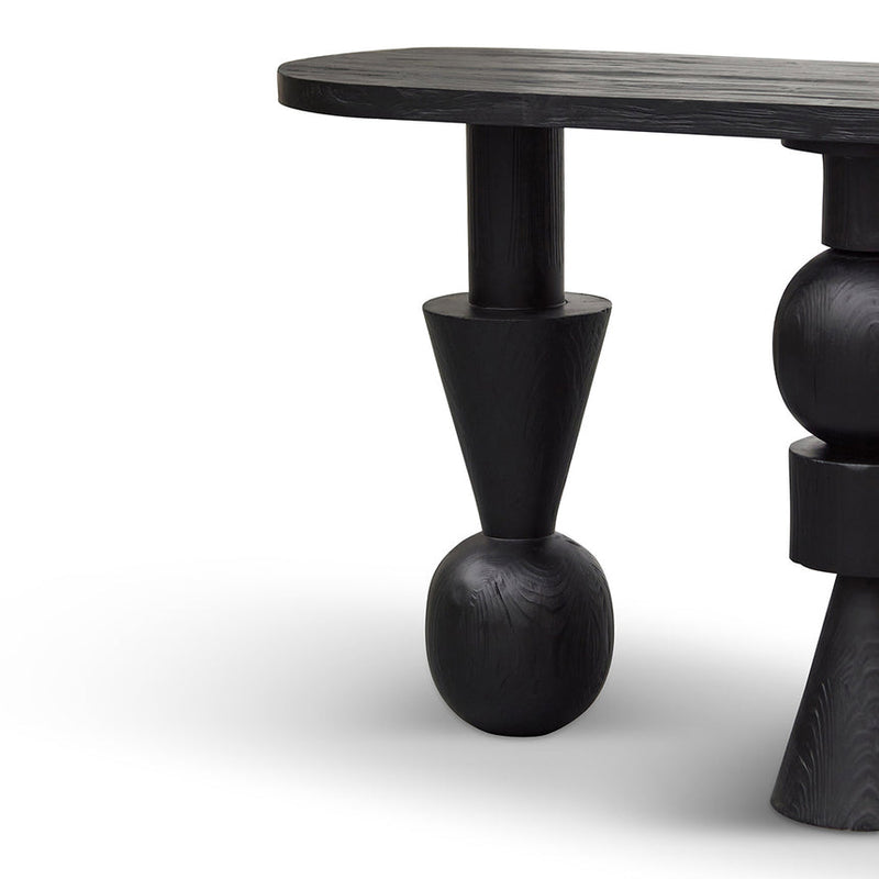 1.6m Console Table - Full Black