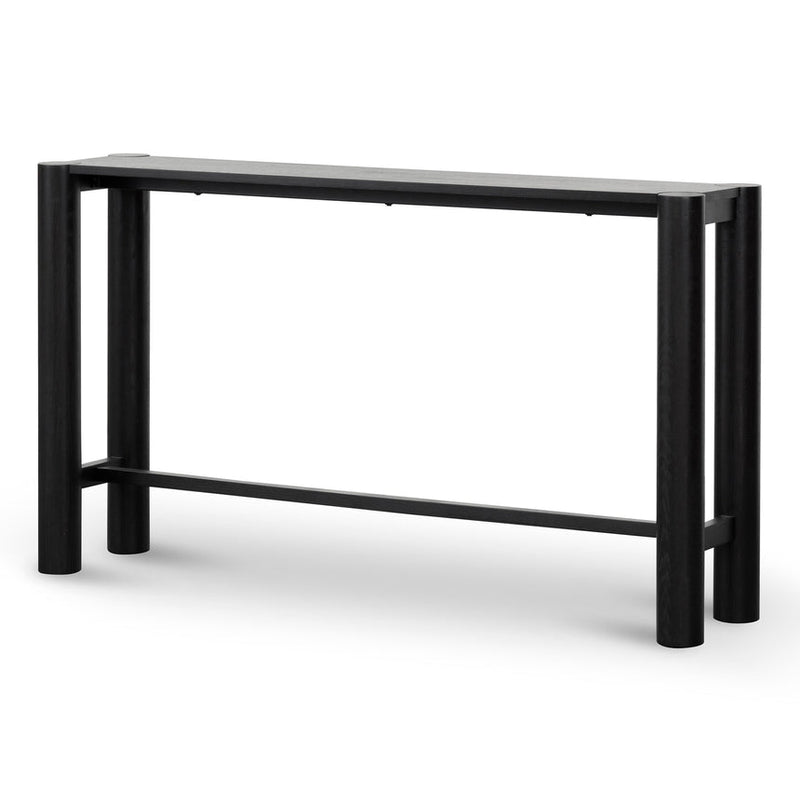 1.5m Console Table - Full Black