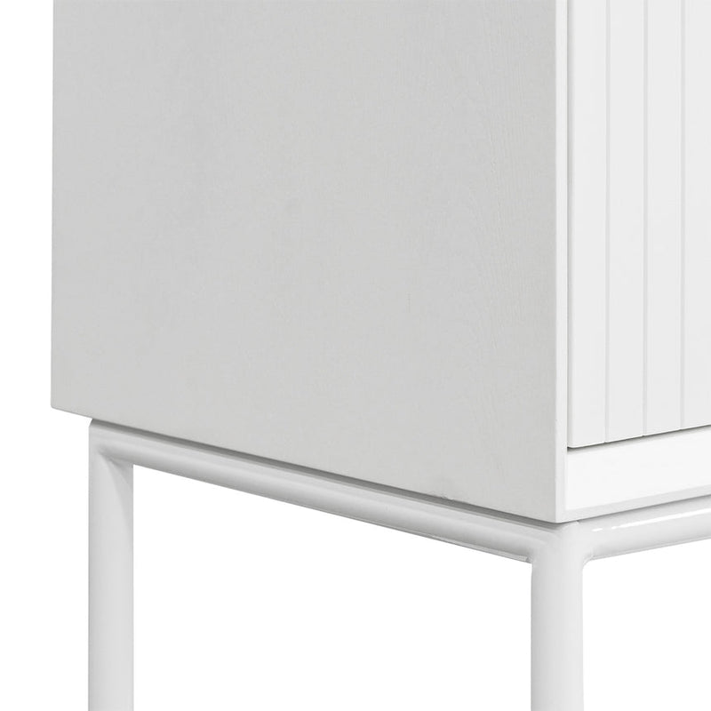 1.8m Console Table - White