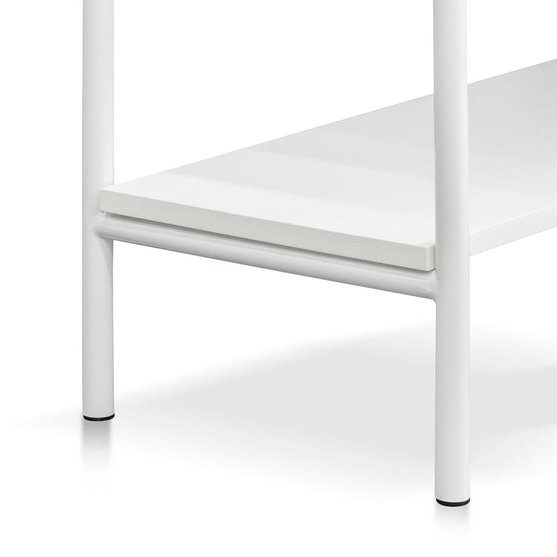 1.8m Console Table - White