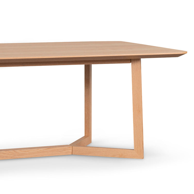 2.95m Wooden Dining Table - Natural