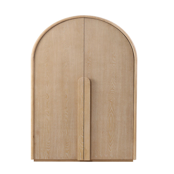 Ash Curve Cabinet - Natural