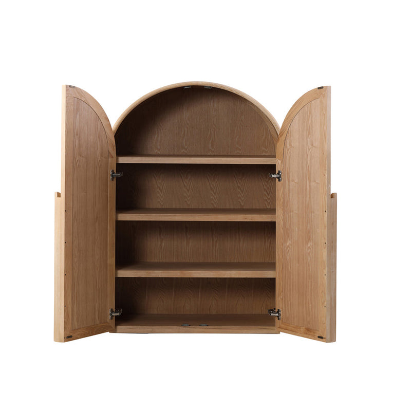 Ash Curve Cabinet - Natural