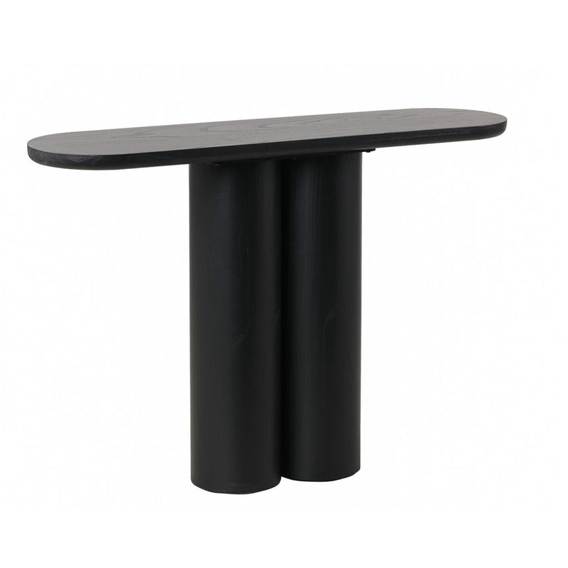 CDT8291-NI 1.4m ELM Console Table - Full Black