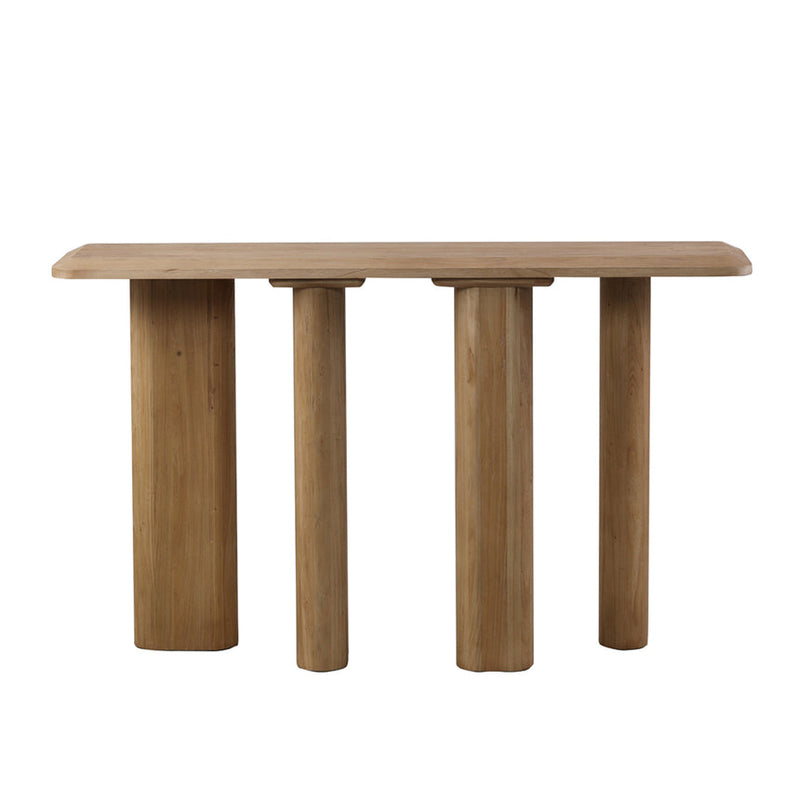 1.6m Wooden Console Table - Natural