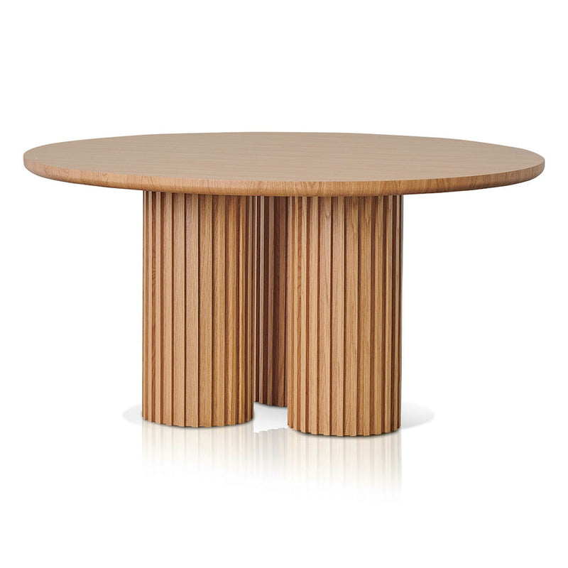 1.5m Round Dining Table - Natural