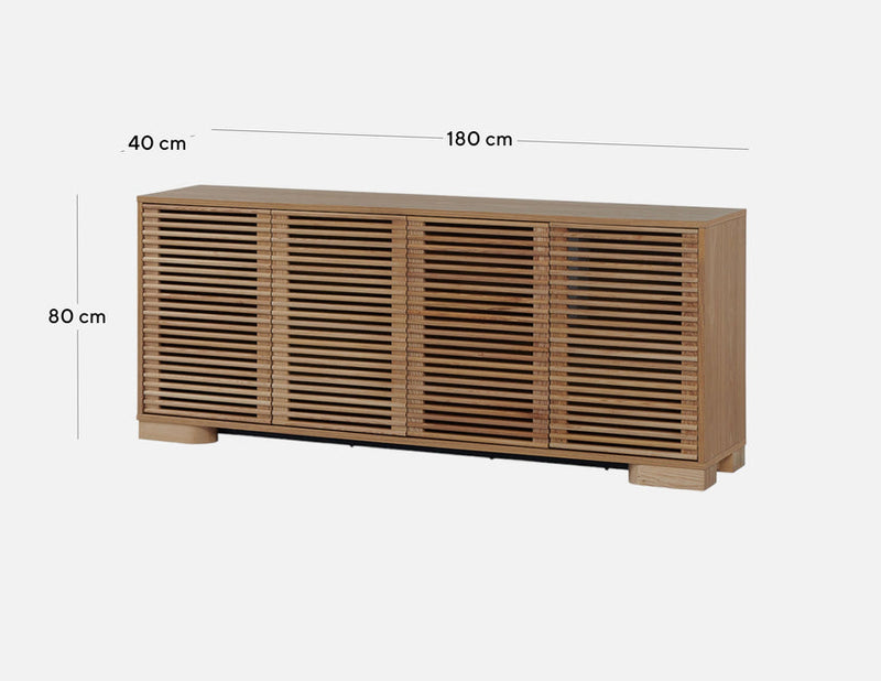 1.8m Sideboard Unit - Natural