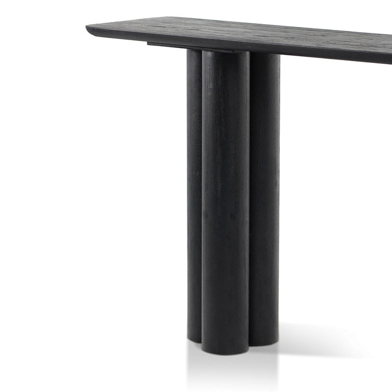 1.6m Console Table - Full Black