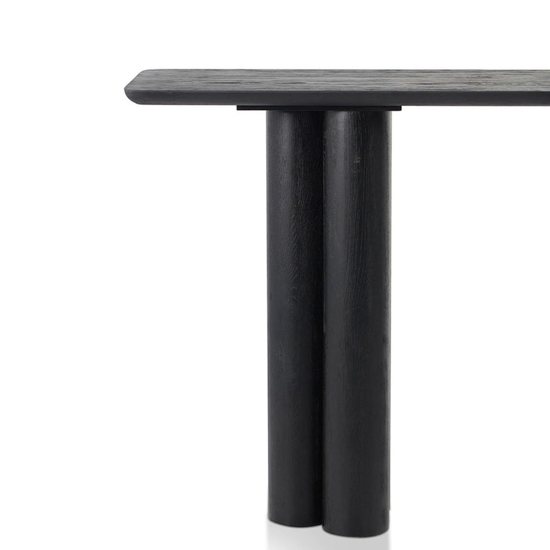 1.6m Console Table - Full Black