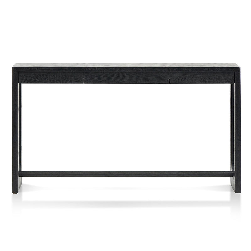 1.5m Console Table - Full Black