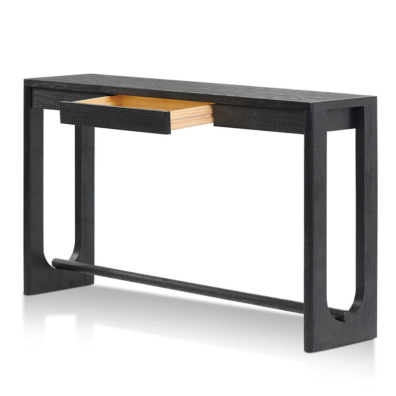 1.5m Console Table - Full Black