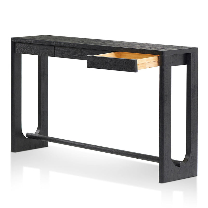 1.5m Console Table - Full Black