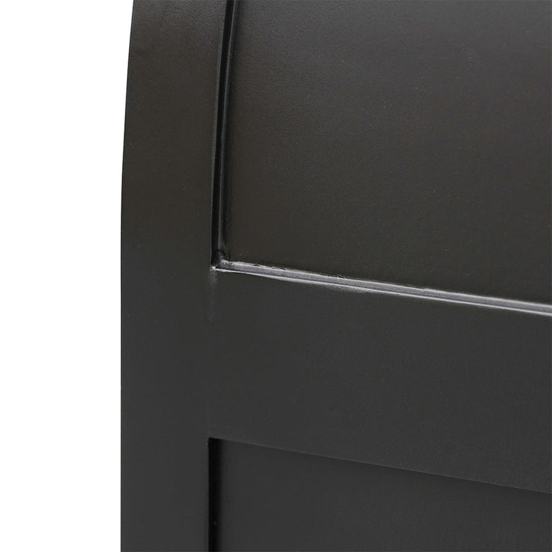 1.65m (H) Storage Cabinet - Full Black