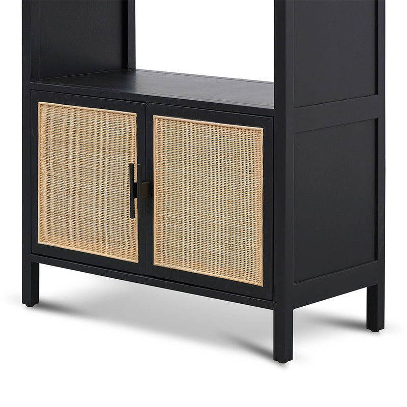 1.65m (H) Storage Cabinet - Full Black