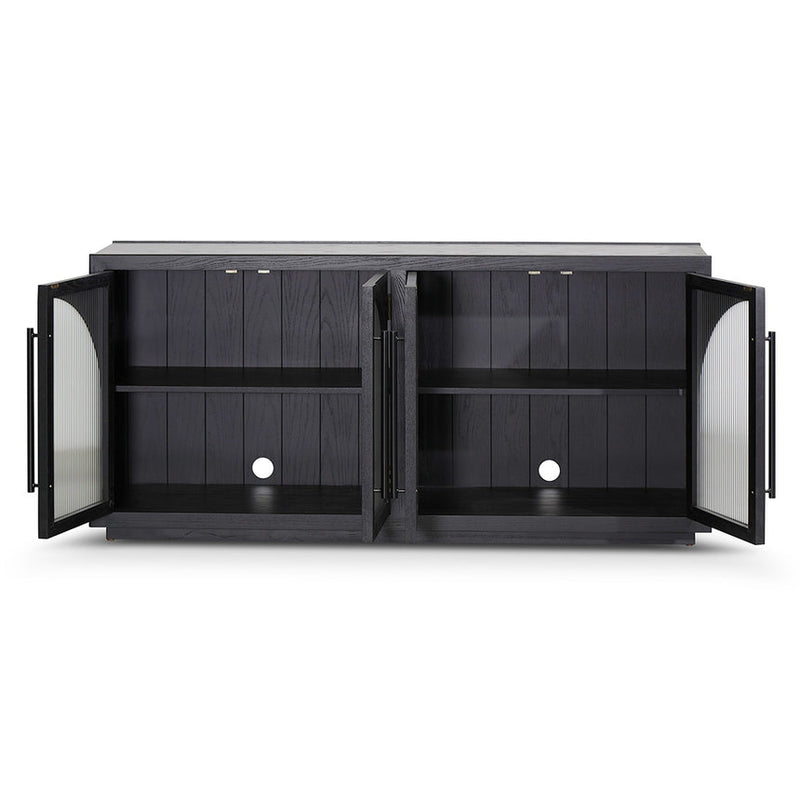 1.78m Sideboard Unit - Full Black