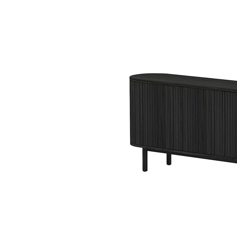 1.6m Sideboard Unit - Full Black