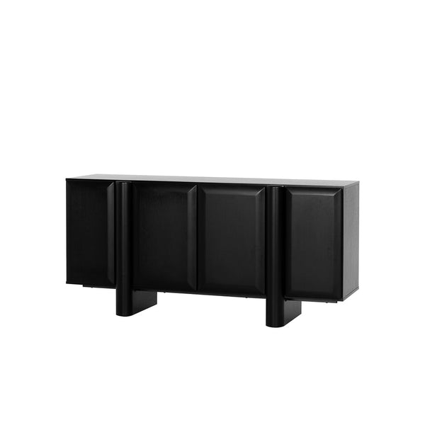 1.6m Sideboard Unit - Full Black