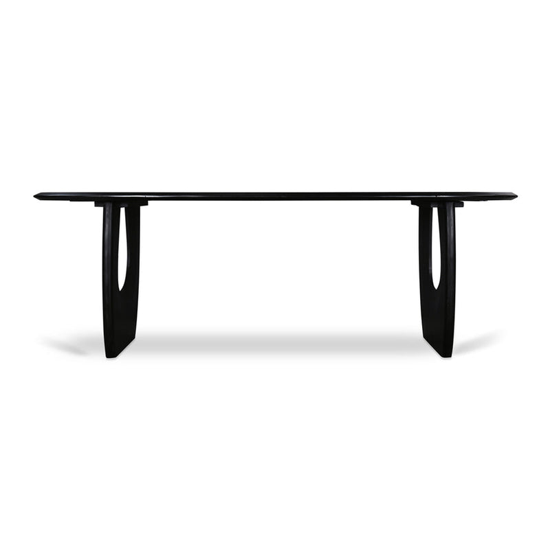 2.2m Dining Table - Full Black