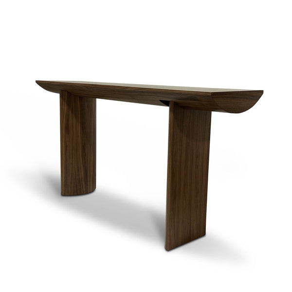 1.6m Console Table - Walnut Veneer