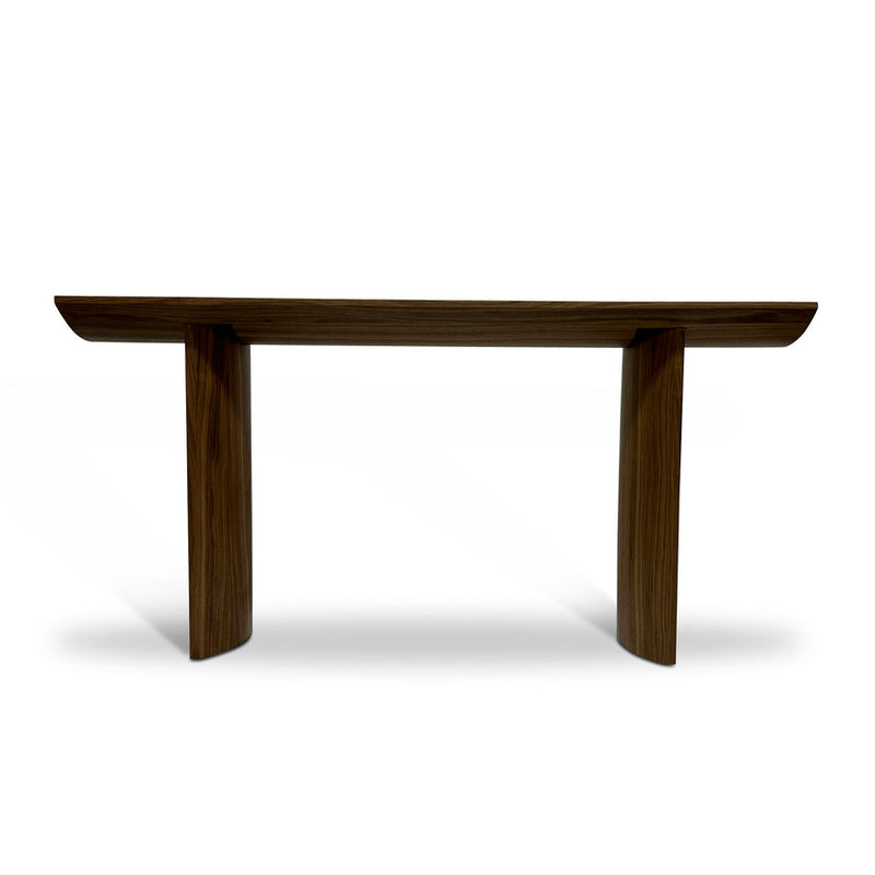 1.6m Console Table - Walnut Veneer