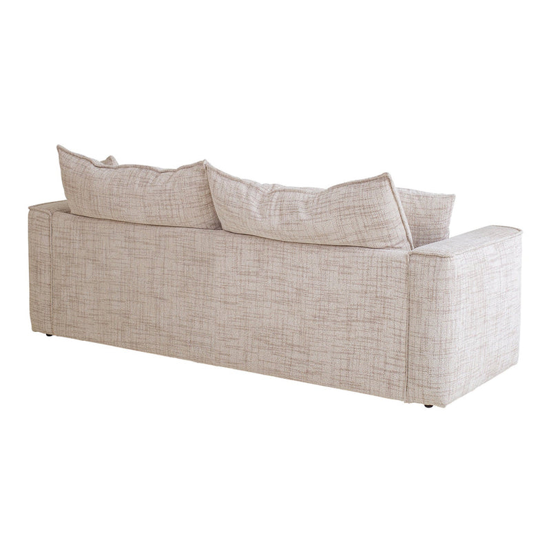 2 Seater Fabric Sofa - Cream