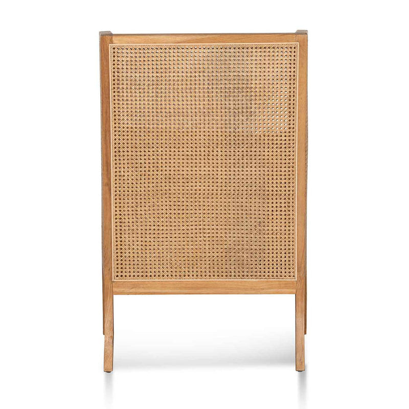 Wingback Rattan Armchair - Distress Natural - Sand White