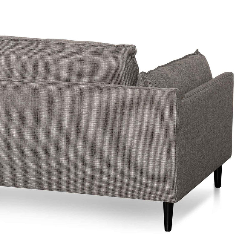 CLC6430-KSO 4 Seater Left Chaise Fabric Sofa - Graphite Grey