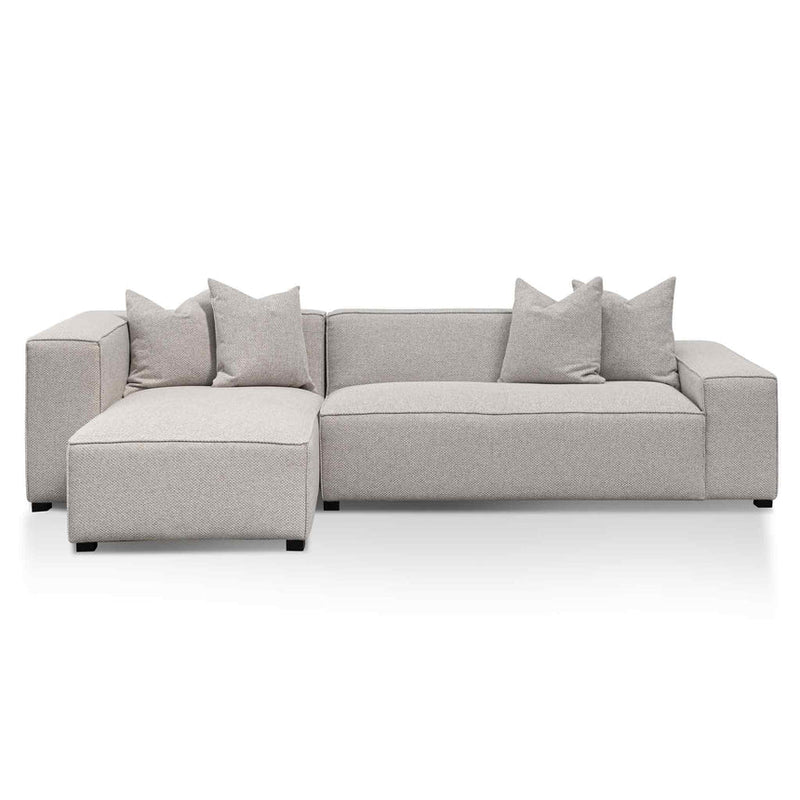 CLC6533-CA 3 Seater Right Chaise Fabric Sofa - Sterling Sand