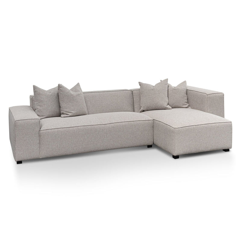 CLC6533-CA 3 Seater Right Chaise Fabric Sofa - Sterling Sand