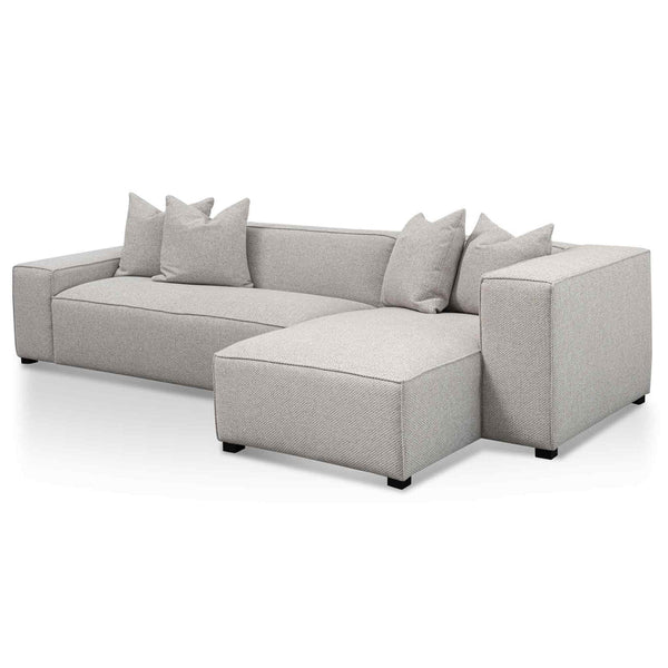 CLC6533-CA 3 Seater Right Chaise Fabric Sofa - Sterling Sand