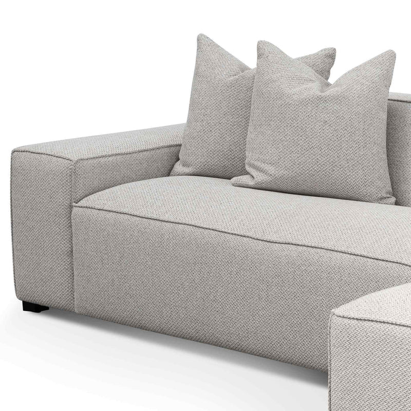 3 Seater Right Chaise Sofa - Graphite Grey