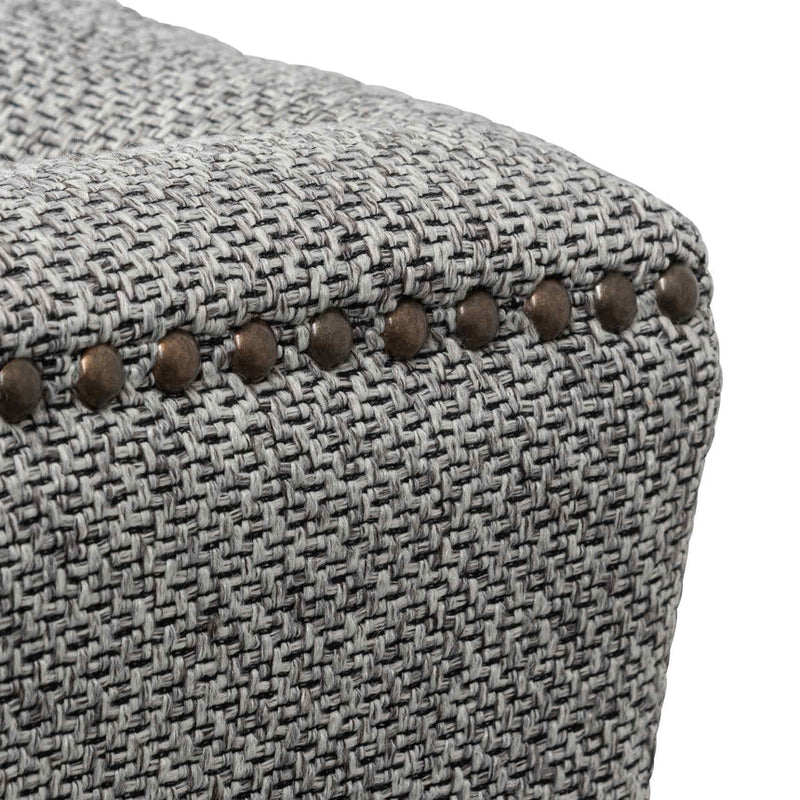 Velvet Lounge Wingback Chair in Light Texture Grey