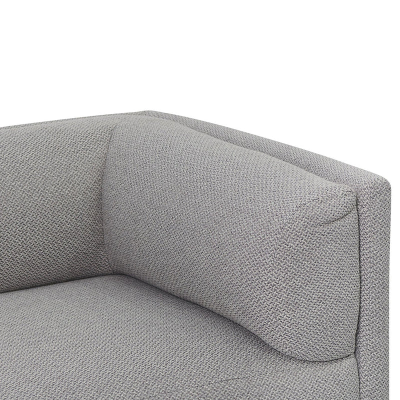 CLC6649-CA 4 Seater Fabric Sofa - Grey