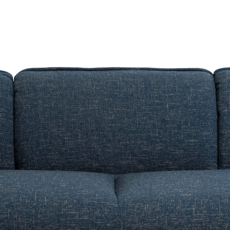 3 Seater Fabric Sofa- Light Texture Grey