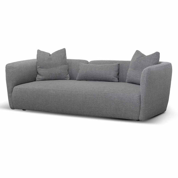 3 Seater Fabric Sofa - Passive Grey