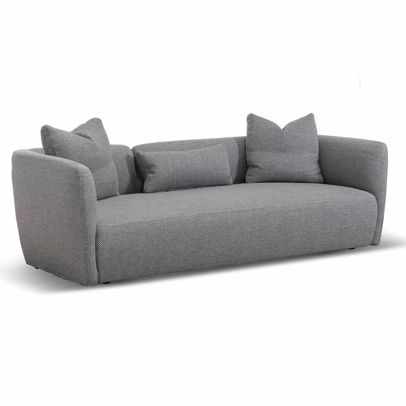 3 Seater Fabric Sofa - Passive Grey