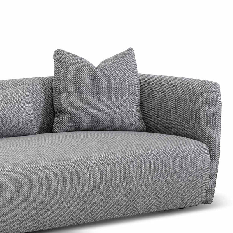 3 Seater Fabric Sofa - Passive Grey