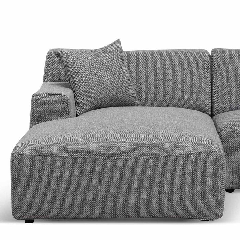 CLC6827-YY 3 Seater Right Chaise Sofa - Passive Grey