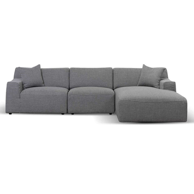 CLC6826-YY 3 Seater Right Chaise Sofa - Noble Grey