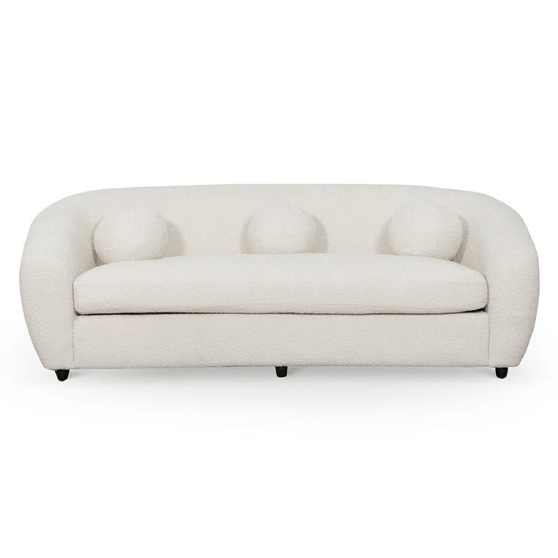 3 Seater Fabric Sofa - Iron Grey