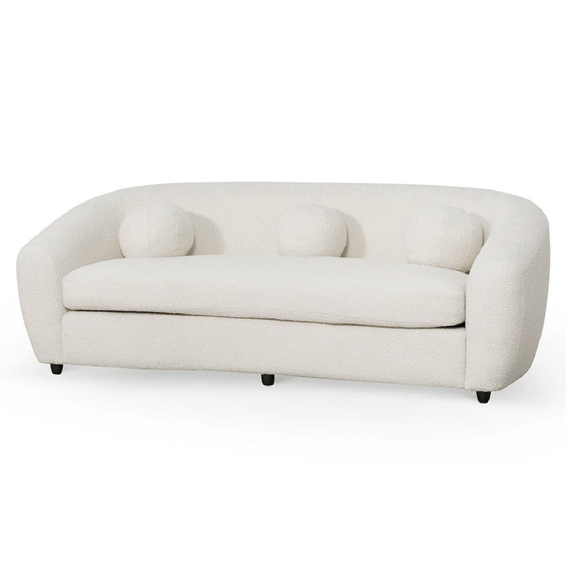 3 Seater Fabric Sofa - Iron Grey