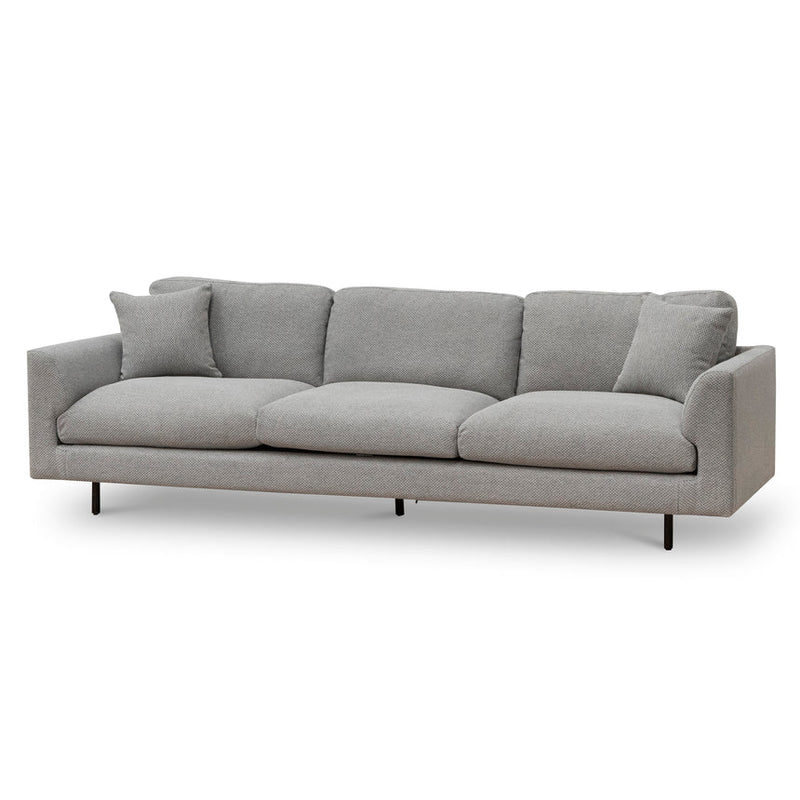 4 Seater Fabric Sofa - Grey