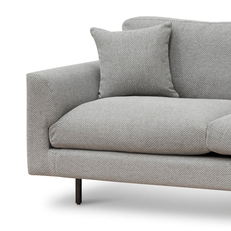 4 Seater Fabric Sofa - Sterling Charcoal