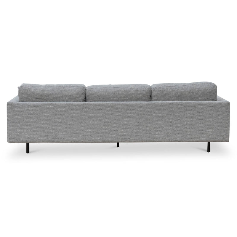 4 Seater Fabric Sofa - Sterling Charcoal