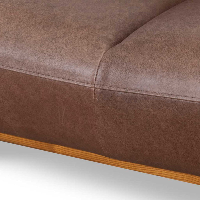 3 Seater Sofa - Dark Brown Leather