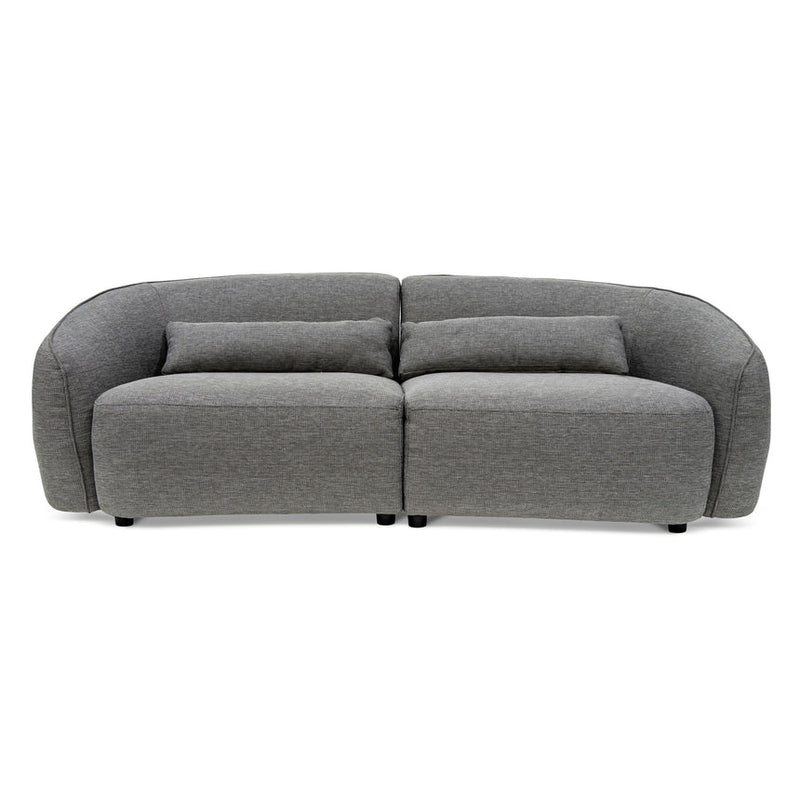 3 Seater Fabric Sofa - Graphite Grey