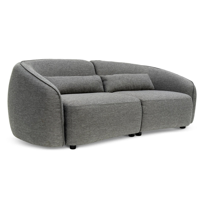 3 Seater Fabric Sofa - Graphite Grey